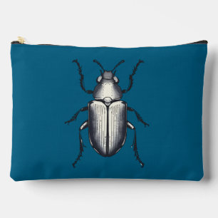 Beetle with Initials Accessory Pouch