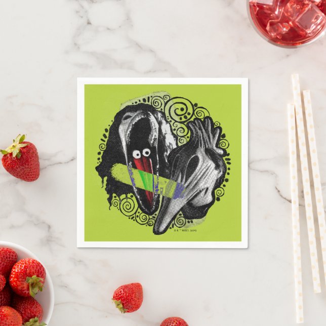 Beetlejuice | Adam & Barbara Scary Napkin (Insitu)