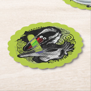 Beetlejuice Adam & Barbara Scary Paper Coaster