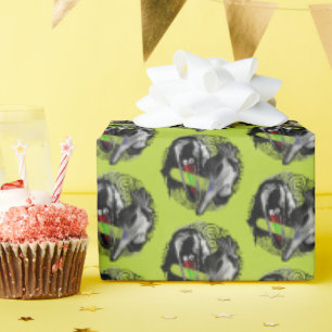 Beetlejuice   Adam & Barbara Scary Wrapping Paper