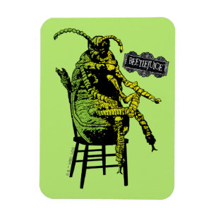 Beetlejuice Beetle in Chair Magnet
