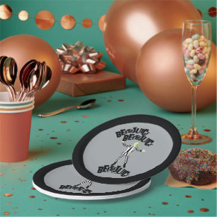 Beetlejuice Beetlejuice Beetlejuice Paper Plate