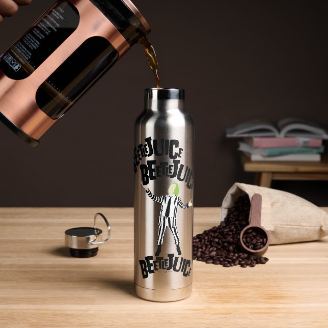 Beetlejuice Beetlejuice Beetlejuice Water Bottle (Coffee)
