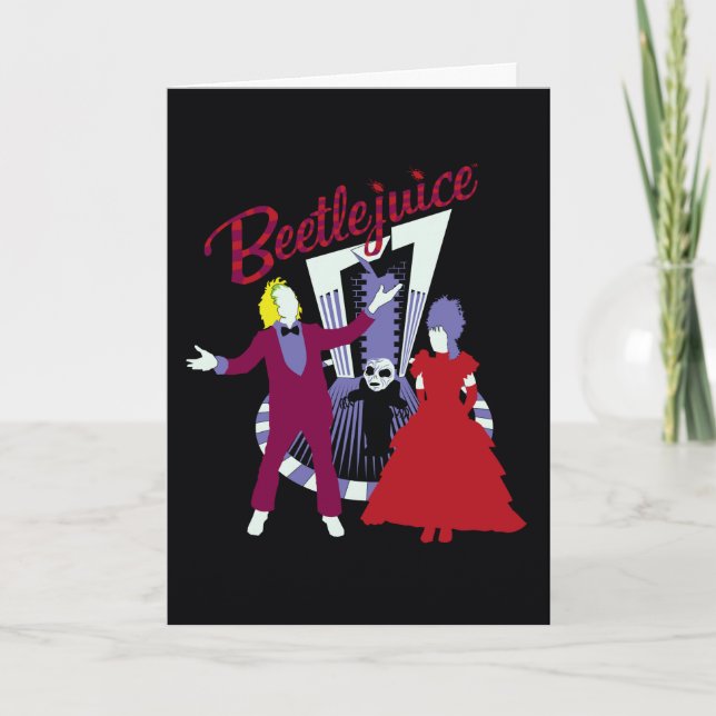 Beetlejuice | Beetlejuice & Lydia Wedding Card (Front)