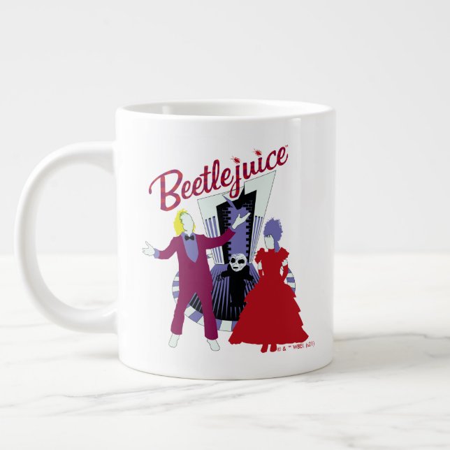 Beetlejuice | Beetlejuice & Lydia Wedding Large Coffee Mug (Left)
