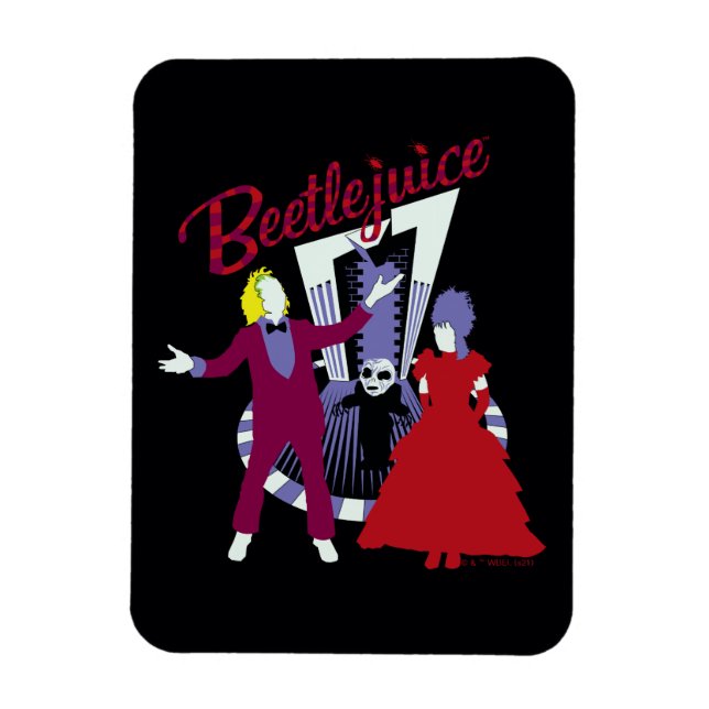 Beetlejuice | Beetlejuice & Lydia Wedding Magnet (Vertical)