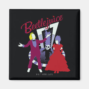 Beetlejuice Beetlejuice & Lydia Wedding Magnet