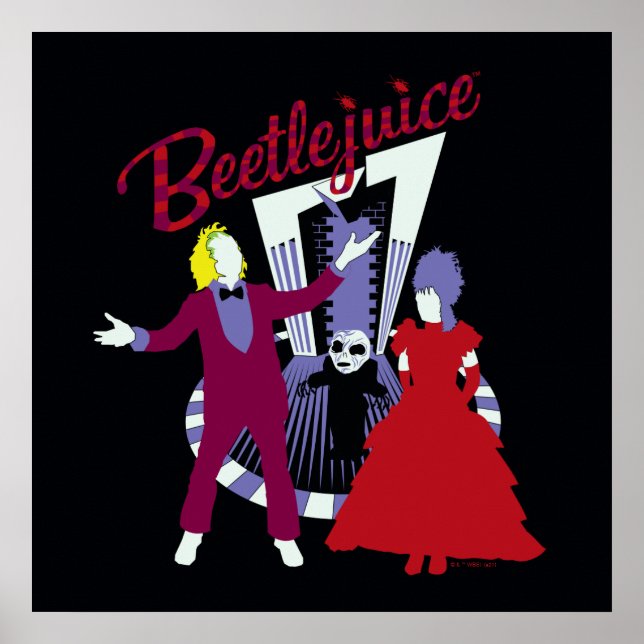 Beetlejuice | Beetlejuice & Lydia Wedding Poster (Front)