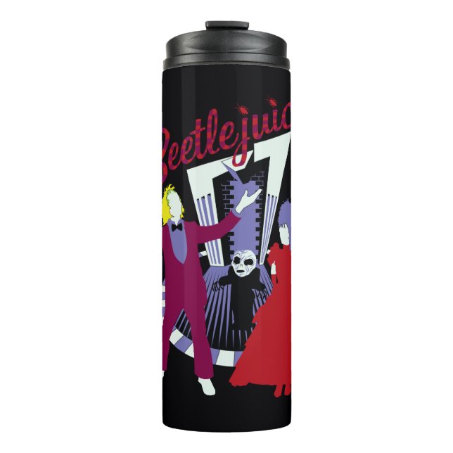 Beetlejuice | Beetlejuice & Lydia Wedding Thermal Tumbler (Front)