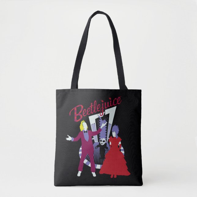 Beetlejuice | Beetlejuice & Lydia Wedding Tote Bag (Front)