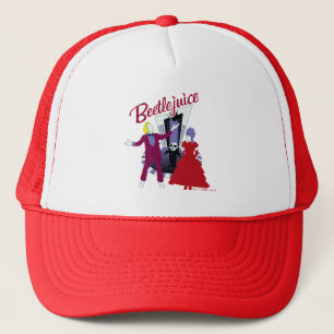 Beetlejuice   Beetlejuice & Lydia Wedding Trucker Hat