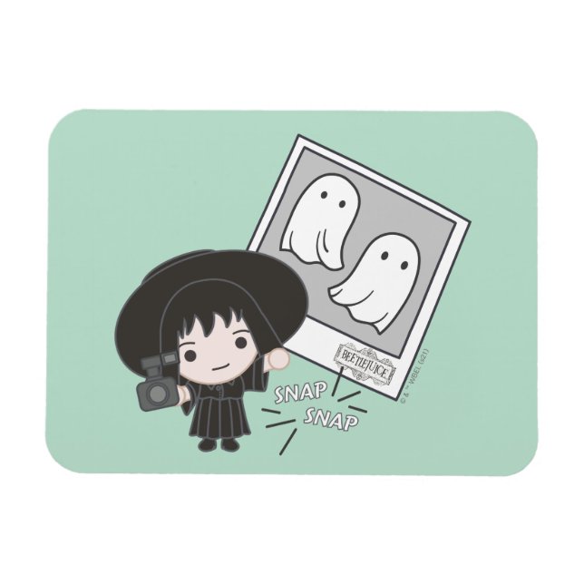 Beetlejuice | Chibi Lydia Ghost Photography Magnet (Horizontal)
