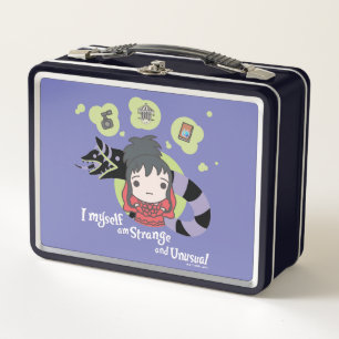 Beetlejuice   Chibi Lydia "Strange and Unusual" Metal Lunch Box