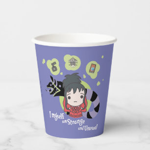 Beetlejuice   Chibi Lydia "Strange and Unusual" Paper Cups