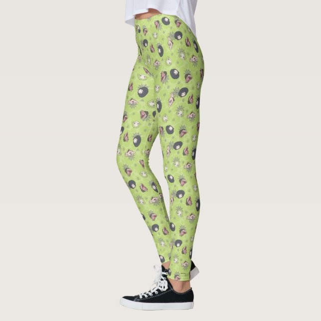 Beetlejuice | Cute Chibi Toss Pattern Leggings (Left)