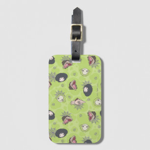 Beetlejuice Cute Chibi Toss Pattern Luggage Tag