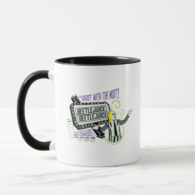 Beetlejuice | "Ghost With The Most" Marquee Mug (Left)