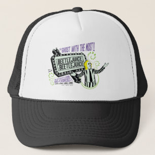 Beetlejuice "Ghost With The Most" Marquee Trucker Hat