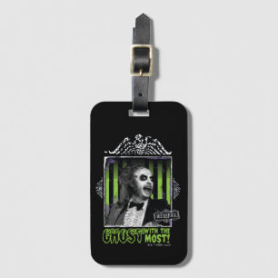 Beetlejuice "Ghost With The Most" Portrait Luggage Tag