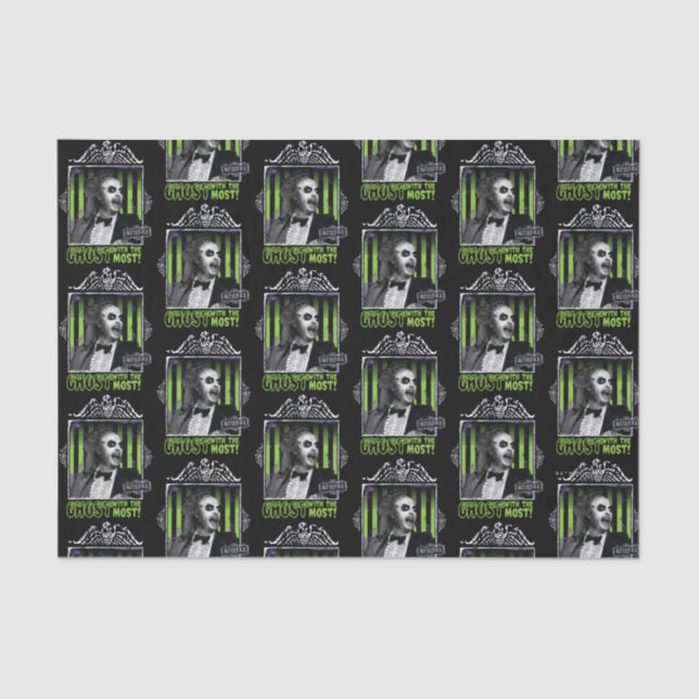 Beetlejuice | "Ghost With The Most" Portrait Tissue Paper (Front)