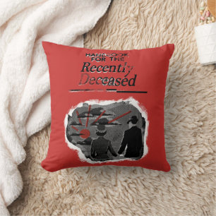 Beetlejuice Handbook for the Recently Deceased Cushion