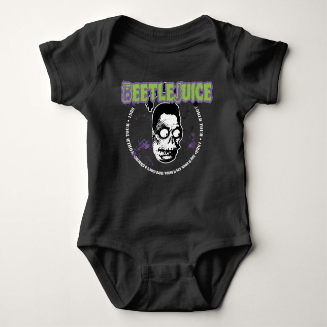 Beetlejuice | Harry the Hunter Shrunken Head Baby Bodysuit (Front)