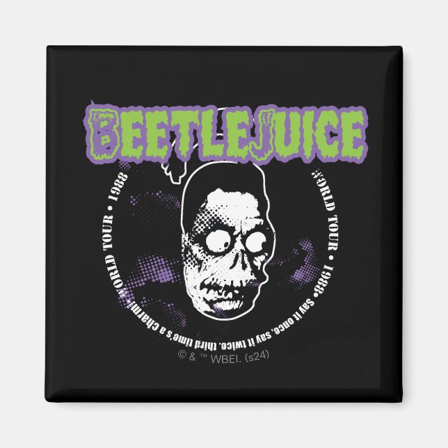 Beetlejuice | Harry the Hunter Shrunken Head Magnet (Front)