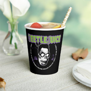 Beetlejuice Harry the Hunter Shrunken Head Paper Cups