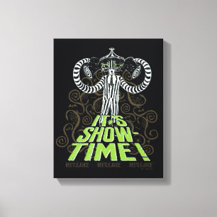 Beetlejuice   It's Show Time! Canvas Print