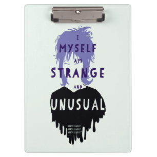 Beetlejuice Lydia "Strange and Unusual" Graphic Clipboard