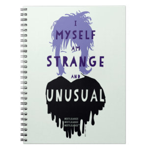 Beetlejuice   Lydia "Strange and Unusual" Graphic Notebook