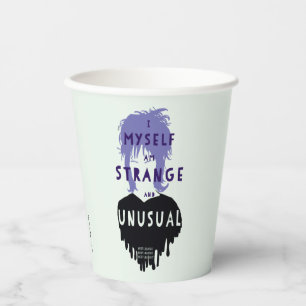 Beetlejuice Lydia "Strange and Unusual" Graphic Paper Cups