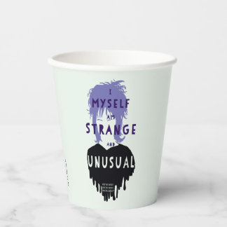 Beetlejuice | Lydia "Strange and Unusual" Graphic Paper Cups