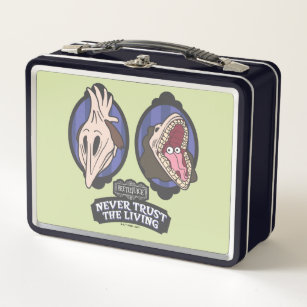 Beetlejuice   Maitlands "Never Trust The Living" Metal Lunch Box