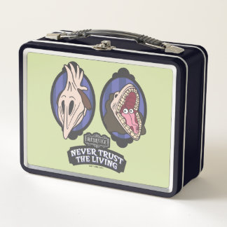 Beetlejuice | Maitlands "Never Trust The Living" Metal Lunch Box
