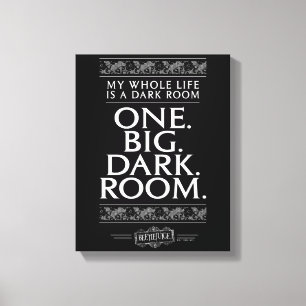 Beetlejuice   My Whole Life Is A Dark Room Canvas Print