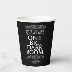 Beetlejuice My Whole Life Is A Dark Room Paper Cups