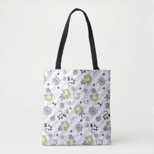 Beetlejuice Pattern Tote Bag