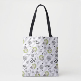 Beetlejuice Pattern Tote Bag