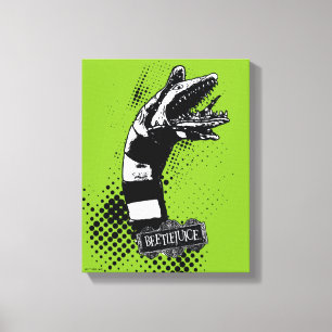 Beetlejuice   Sandworm Illustration Canvas Print