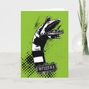 Beetlejuice Sandworm Illustration Card