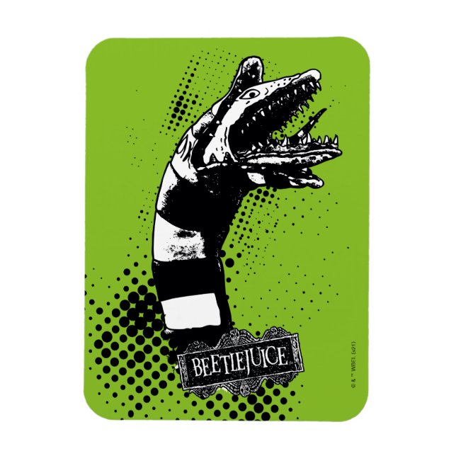 Beetlejuice | Sandworm Illustration Magnet (Vertical)
