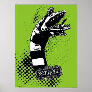 Beetlejuice   Sandworm Illustration Poster