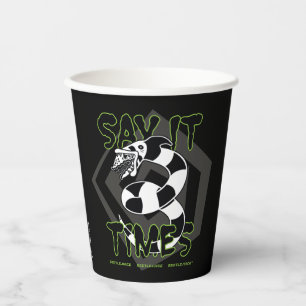 Beetlejuice   Say It 3 Times Paper Cups