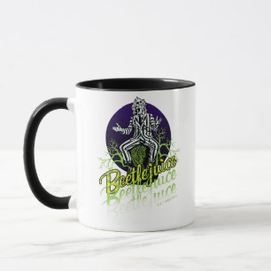 Beetlejuice Sitting on a Tombstone Mug