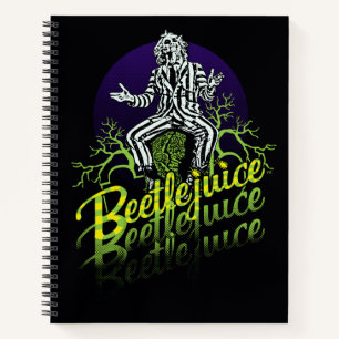 Beetlejuice Sitting on a Tombstone Notebook