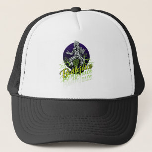 Beetlejuice   Sitting on a Tombstone Trucker Hat