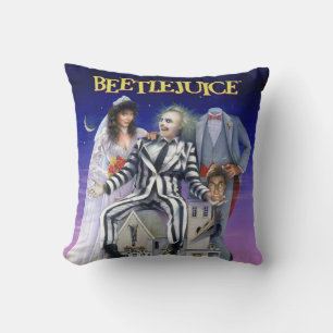 Beetlejuice   Theatrical Poster Cushion