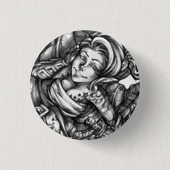 BeetleRider 3 Cm Round Badge (Front)