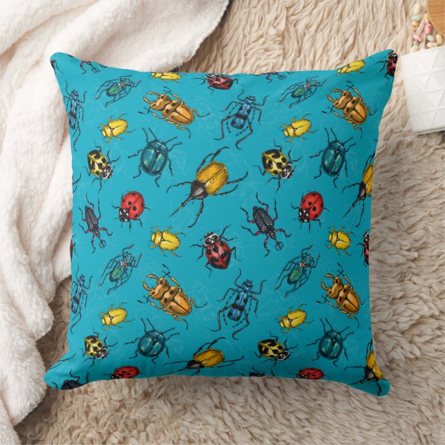 Beetles Cushion (Blanket)